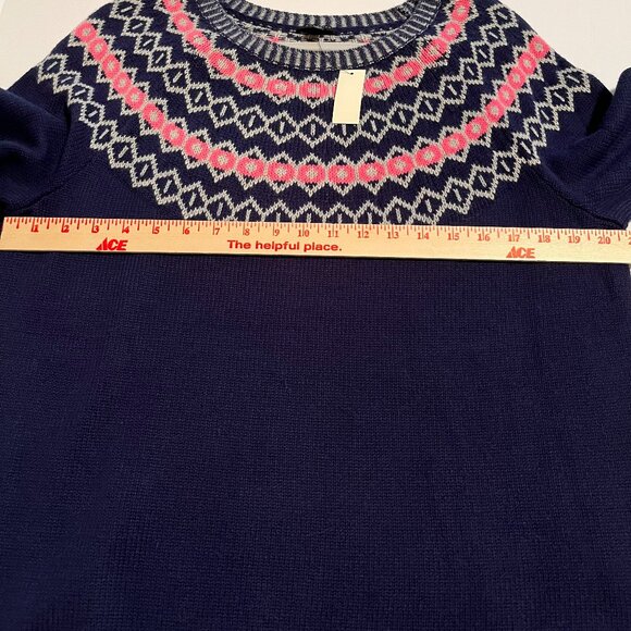 Talbots NWT Fair Isle Wool Blend Lambswool Blend Sweater Size 1X - Picture 5 of 6